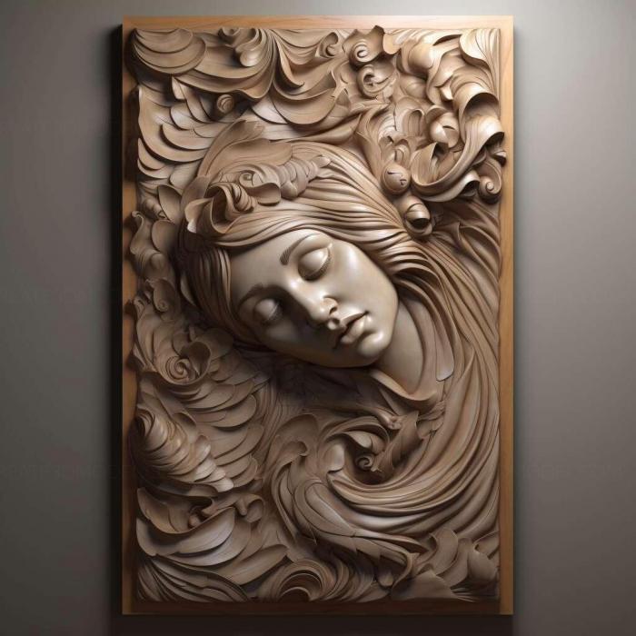 نموذج ثلاثي الأبعاد لآلة CNC 3D Art 